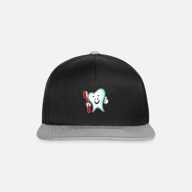 zahn - Snapback Cap - Schwarz/Grau