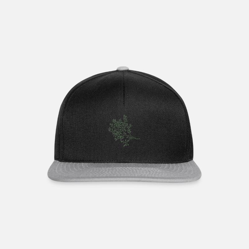 olive - Casquette snapback - noir/gris