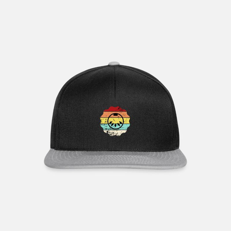 ADSR Modular Life Wellenform Synth Nerd Synthesize - Snapback Cap - Schwarz/Grau