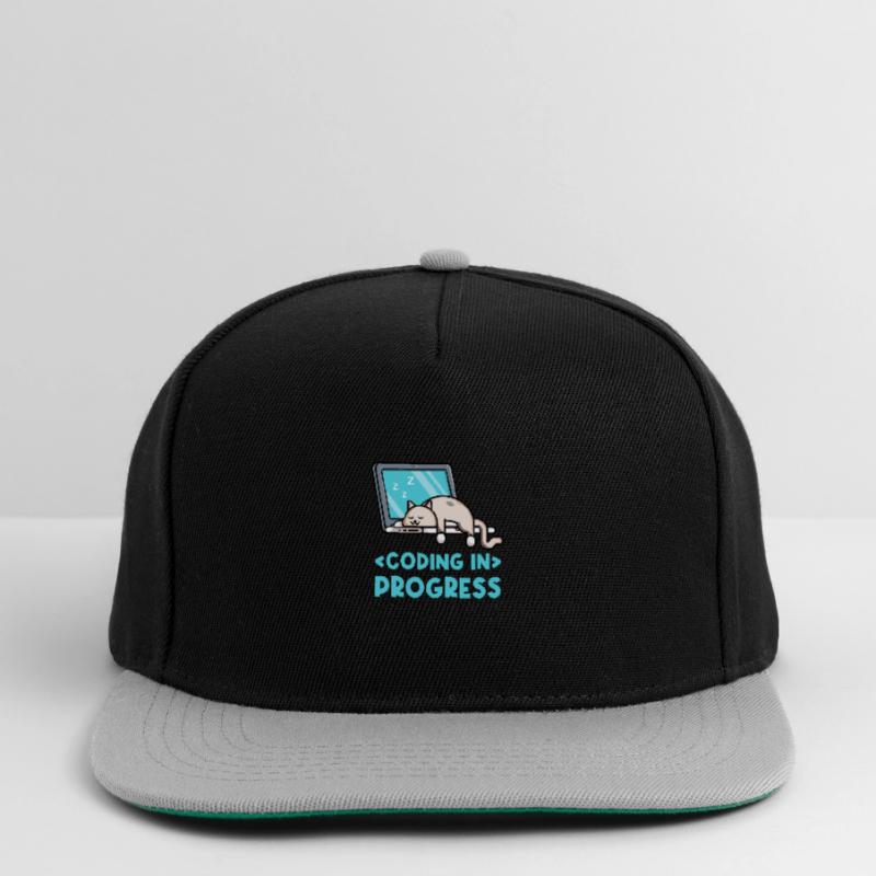 Coding In Progress Coder Programmer Computer Nerd Snapback Cap