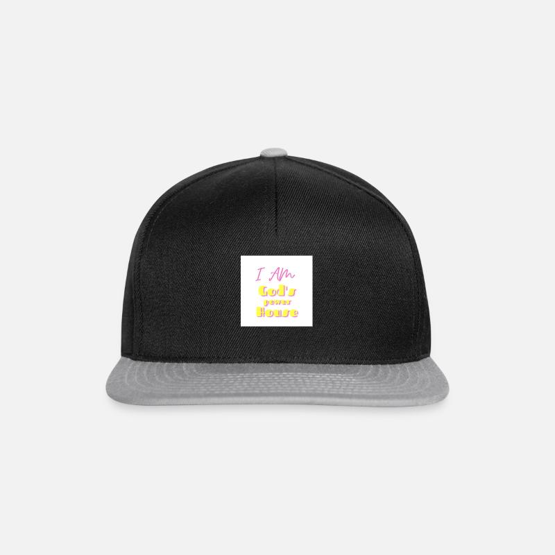 Christlicher Shop - Snapback Cap - Schwarz/Grau