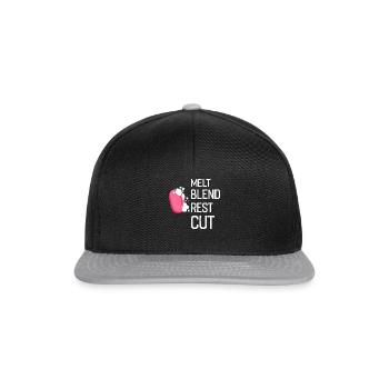 Conception de fabrication de savon pour les conceptions de fabricants de savon - Casquette snapback - noir/gris - Devant