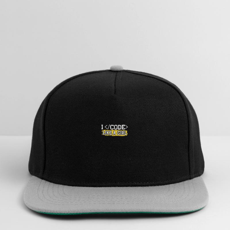 Codage comme une fille programmeur programmeur Coder Casquette snapback