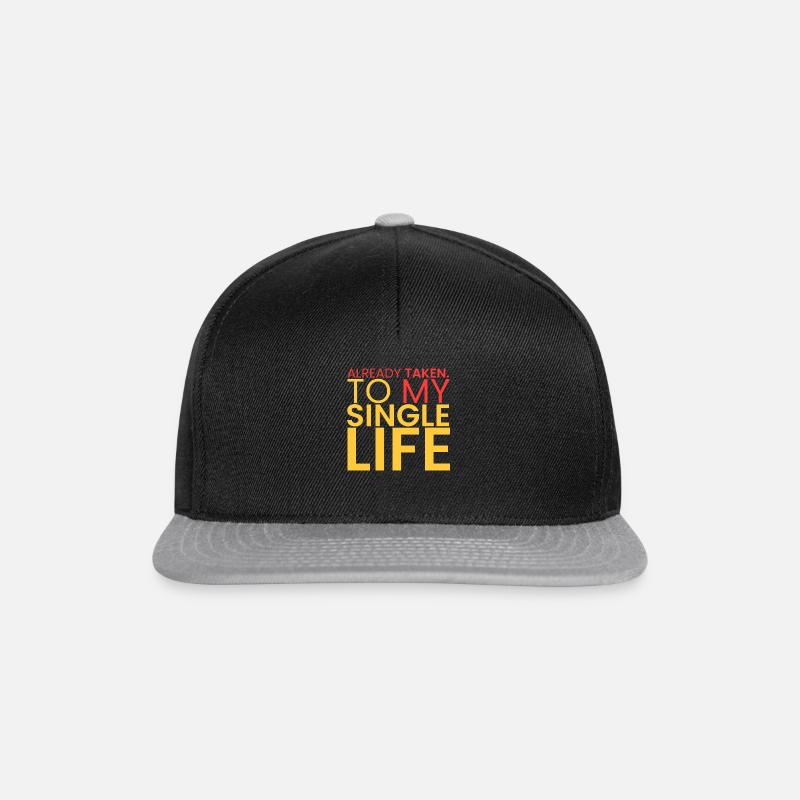 Ya he abrazado mi vida de soltera - Gorra Snapback - negro/gris