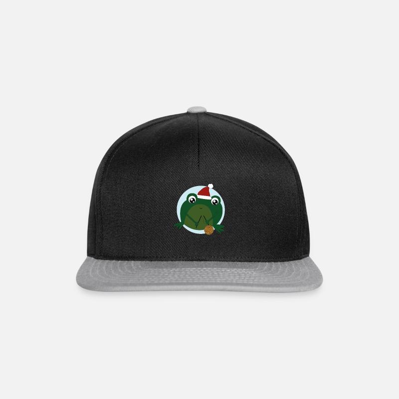 Frogy Christmas - Snapback Cap - Schwarz/Grau