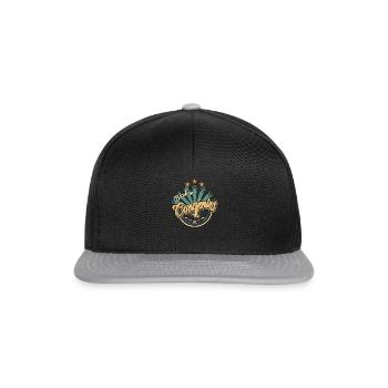 Made in Congenies - Casquette snapback - noir/gris - Devant