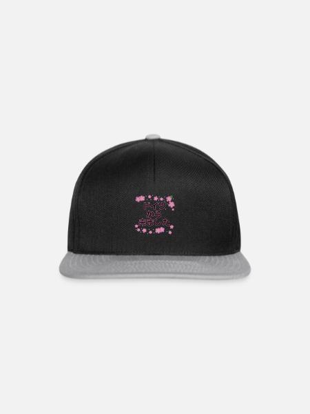 Sakura ich komme aus Deutschland - Snapback Cap - Schwarz/Grau