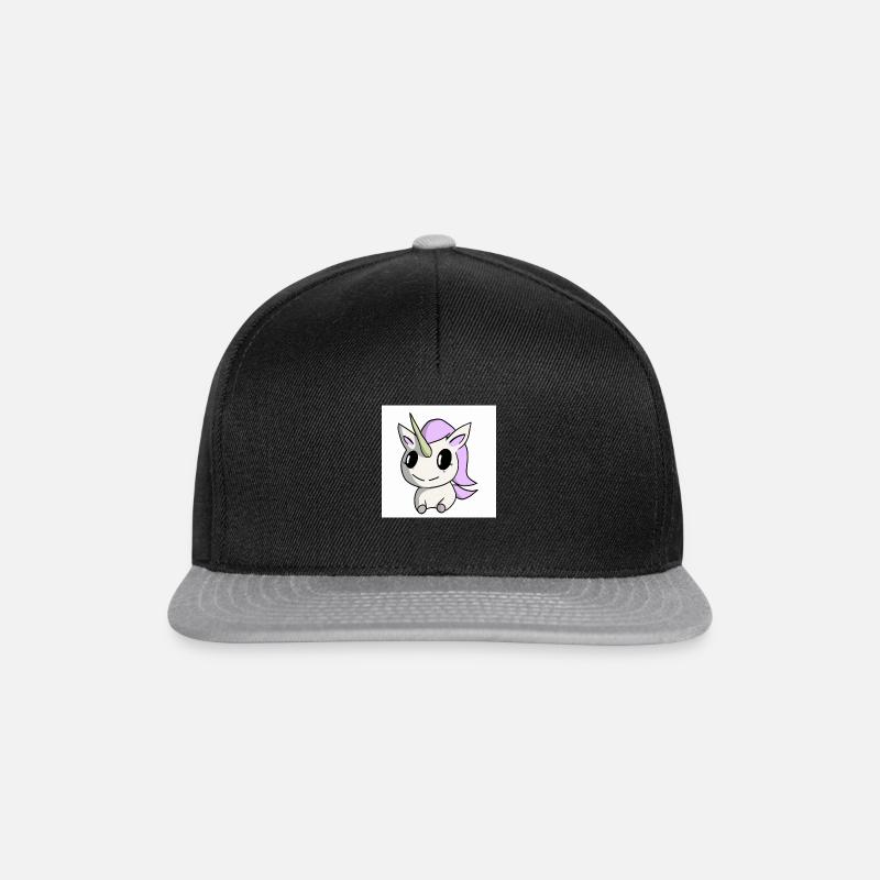 Licorne - Casquette snapback - noir/gris