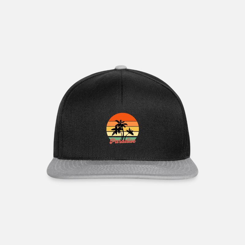 Paradise - Snapback Cap - Schwarz/Grau