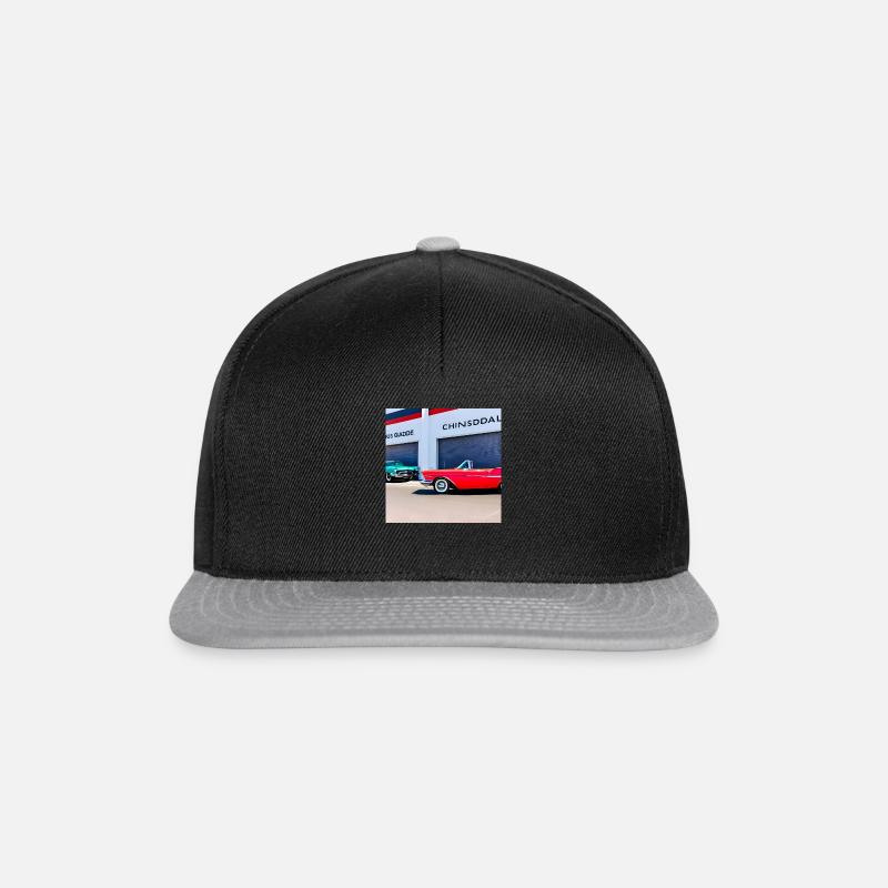 C15 - Snapback Cap - Schwarz/Grau