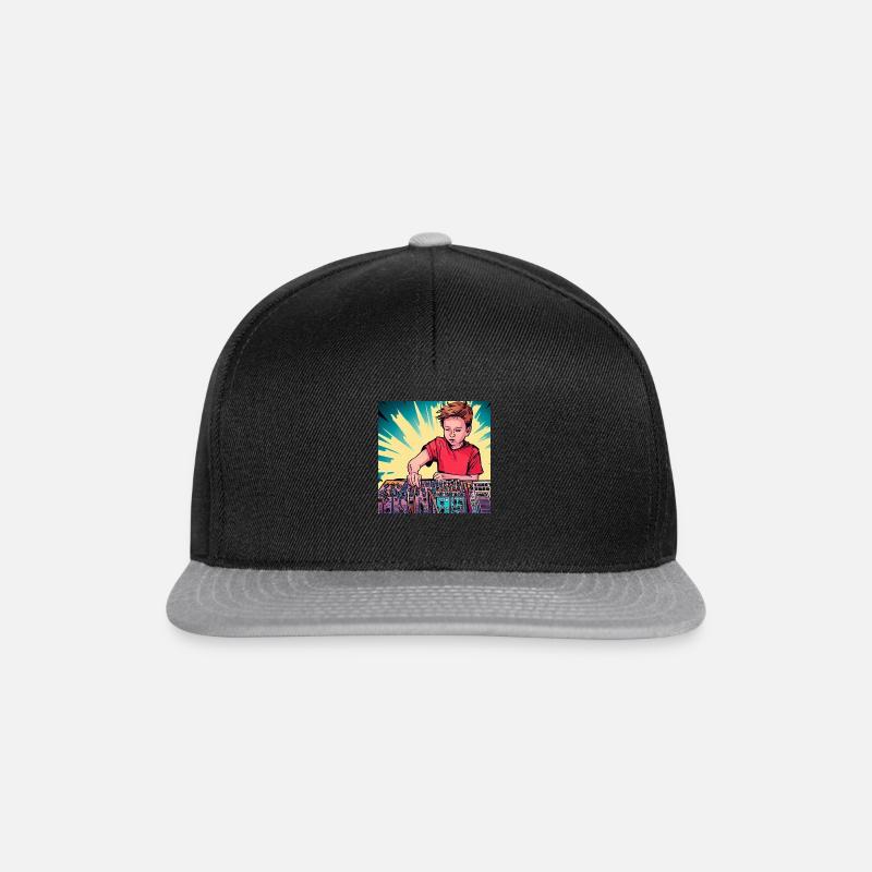 Synthesizer Boy 3 - Snapback Cap - black/grey