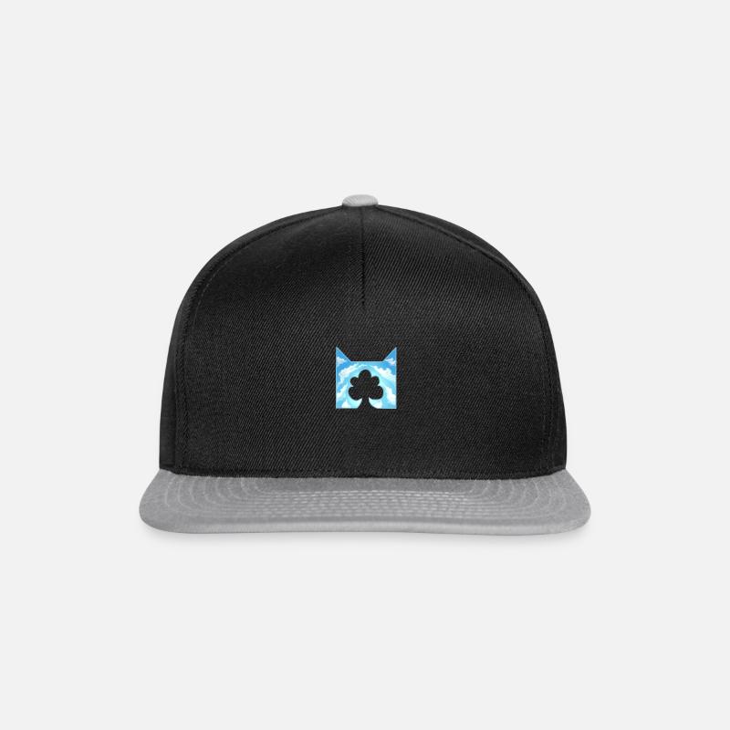 Skyclan Wolkenclan Firestar Feuerstern Warrior Cat - Snapback Cap - Schwarz/Grau