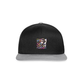Strong Woman Fitness - Snapback Cap - Schwarz/Grau - Vorne