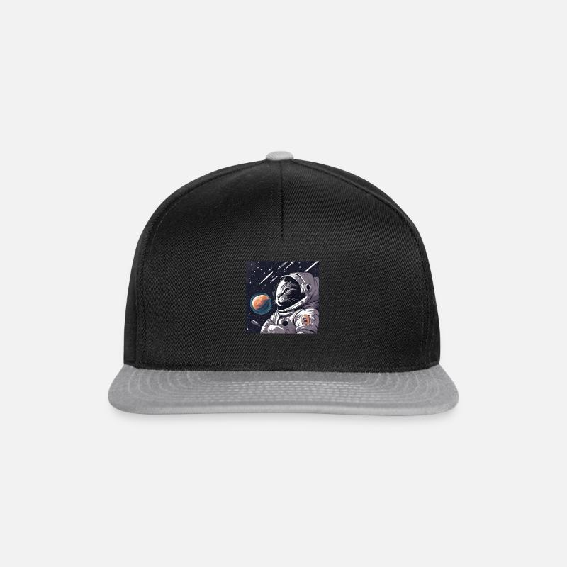 Astrocat - Snapback Cap - Schwarz/Grau
