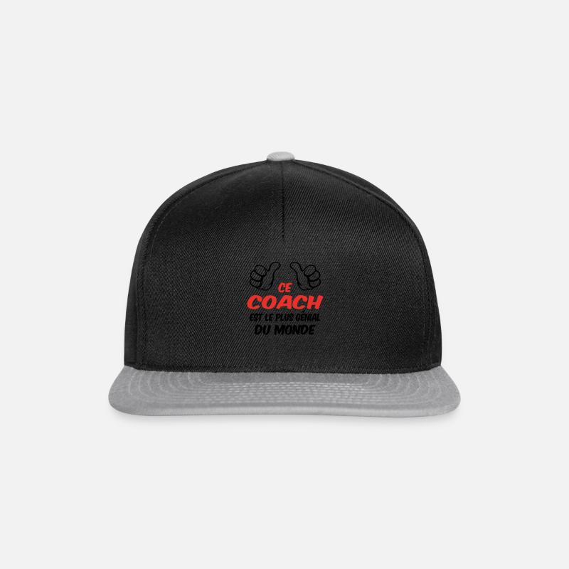 BEST COACH - Snapback Cap - black/grey