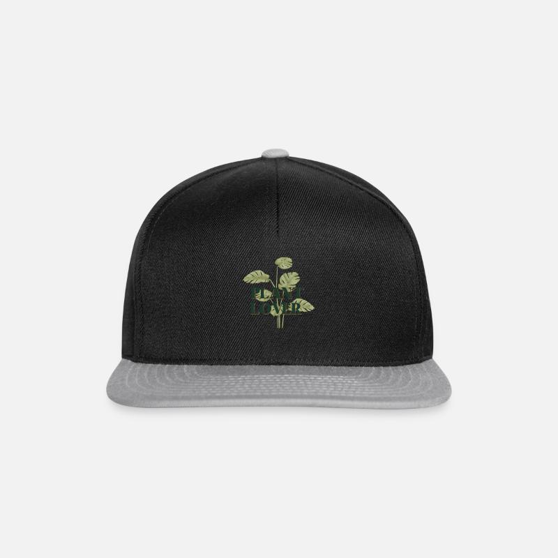 Plantlover - Snapback Cap - Schwarz/Grau