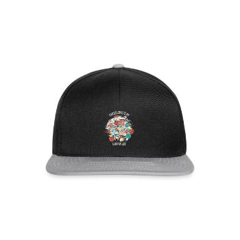 Paragliding Gleitschirm Paragleiter Paraglider - Snapback Cap - black/grey - Front
