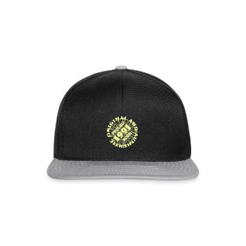 1991 DesignProduktfarbeDruckbereicheDesigngröße52% - Snapback Cap - Schwarz/Grau - Vorne