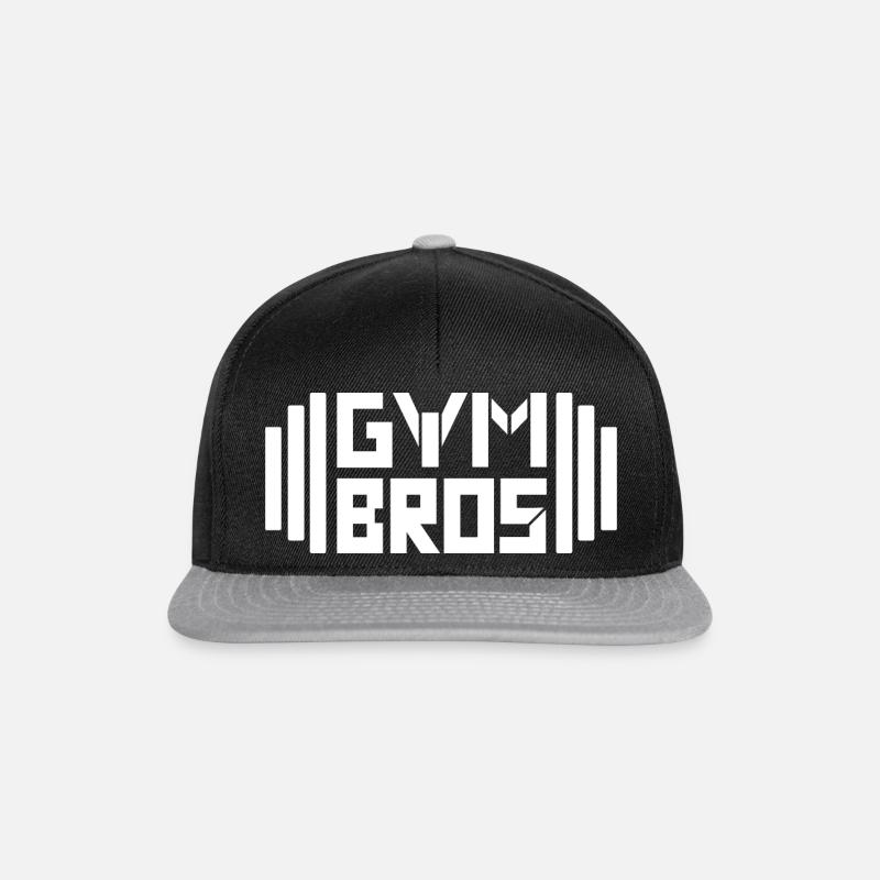 Gym Bros - Snapback Cap - black/grey