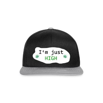 Weed - Snapback Cap - Schwarz/Grau - Vorne