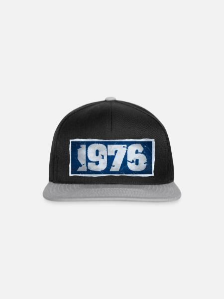 1976 - Snapback Cap - Schwarz/Grau