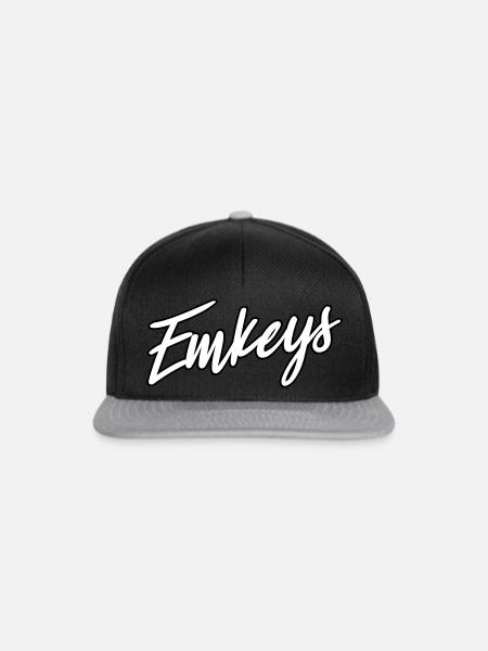 Emkeys uniquement - Casquette snapback - noir/gris