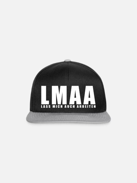 LMAA - Snapback Cap - Schwarz/Grau