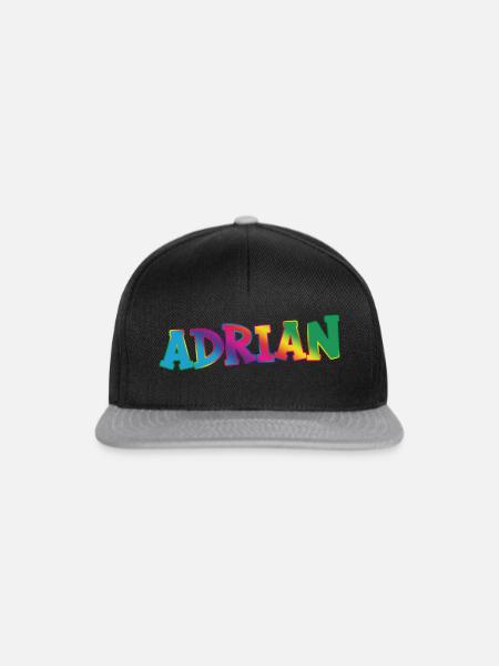 Adrian - Snapback Cap - Schwarz/Grau