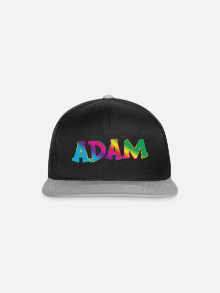 Adam - Snapback Cap - Schwarz/Grau
