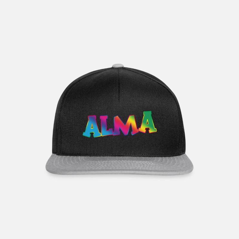 Alma - Snapback Cap - Schwarz/Grau