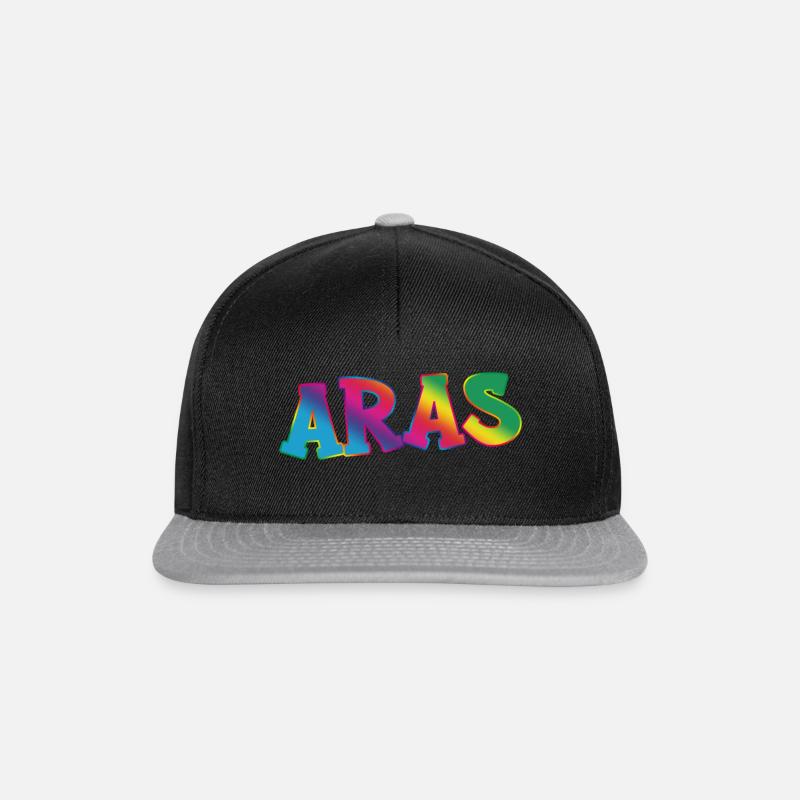 Aras - Snapback Cap - Schwarz/Grau