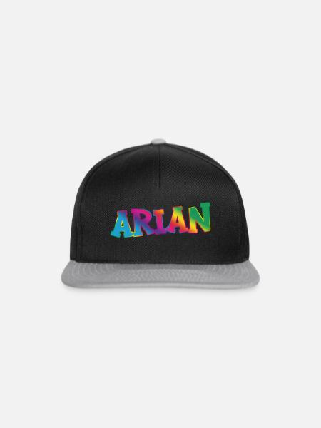 Arian - Snapback Cap - Schwarz/Grau