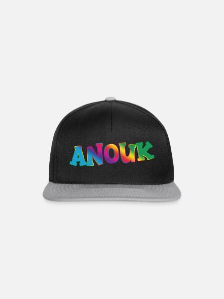 Anouk - Snapback Cap - Schwarz/Grau