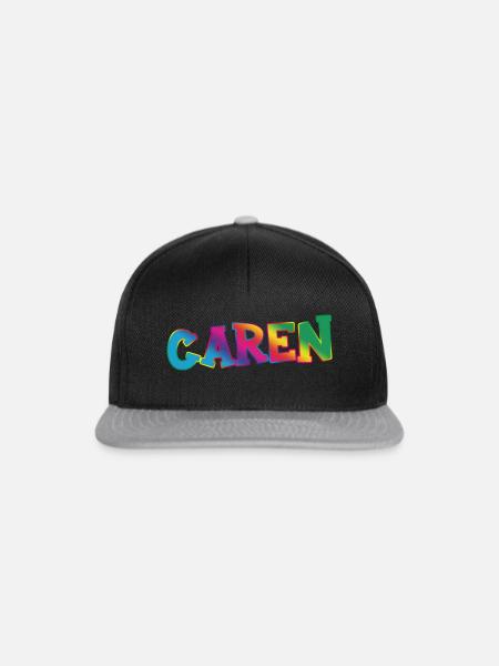 Caren - Snapback Cap - Schwarz/Grau
