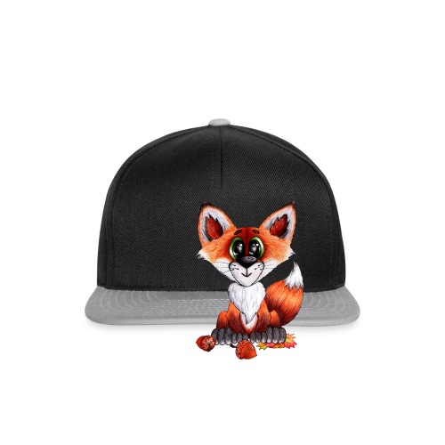 llwynogyn - a little red fox - Snapback Cap