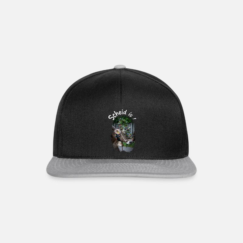 Viehscheid - Casquette snapback - noir/gris