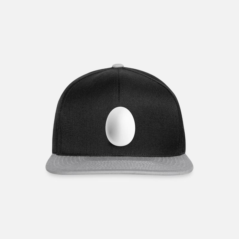 egg - Snapback Cap - black/grey