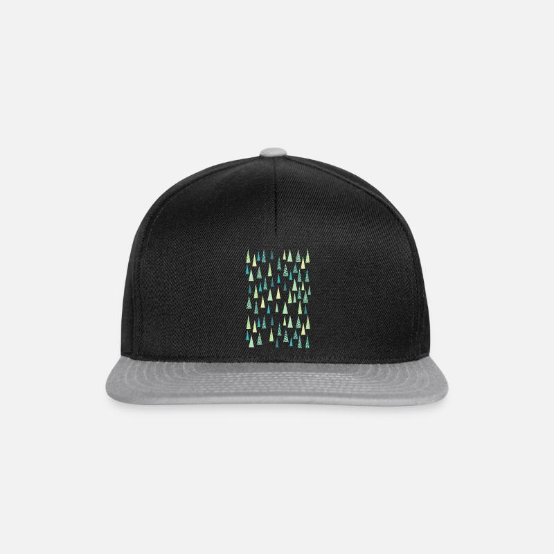 Wald Zauber - Snapback Cap - Schwarz/Grau