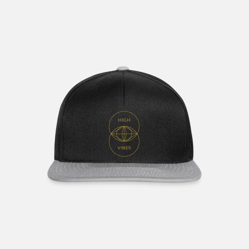 High Vibes Collection - Snapback Cap - Schwarz/Grau