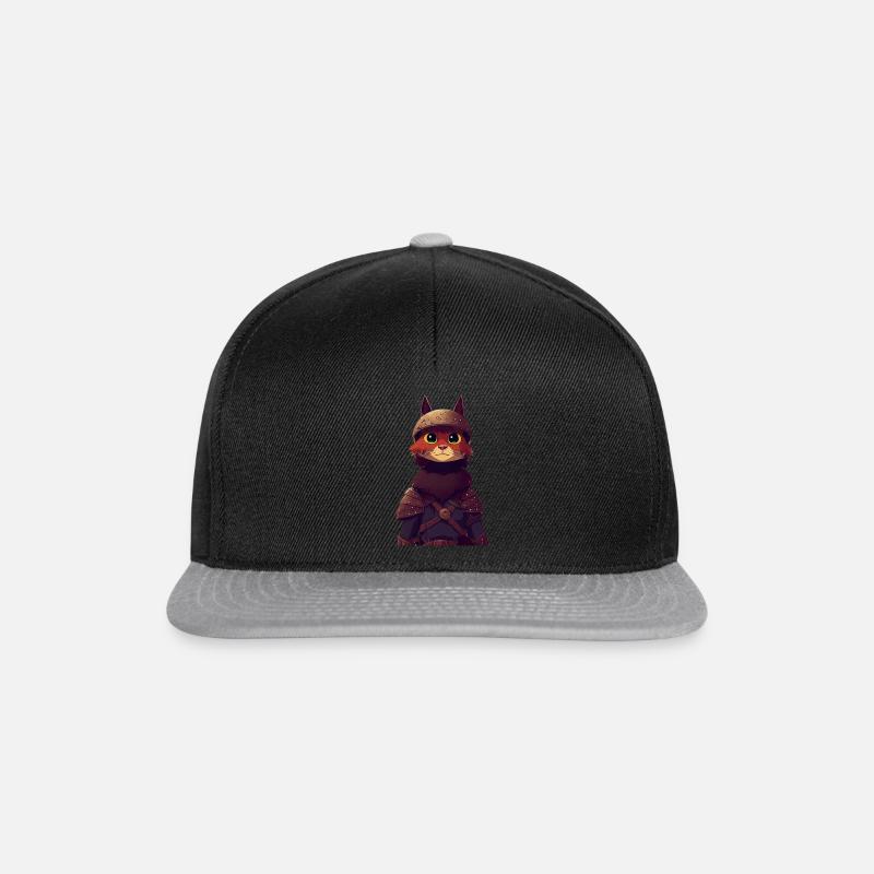 Warrior Cat - Snapback Cap - Schwarz/Grau