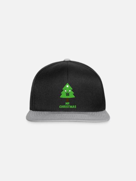 Herr Weihnachtsbaum - Snapback Cap - Schwarz/Grau