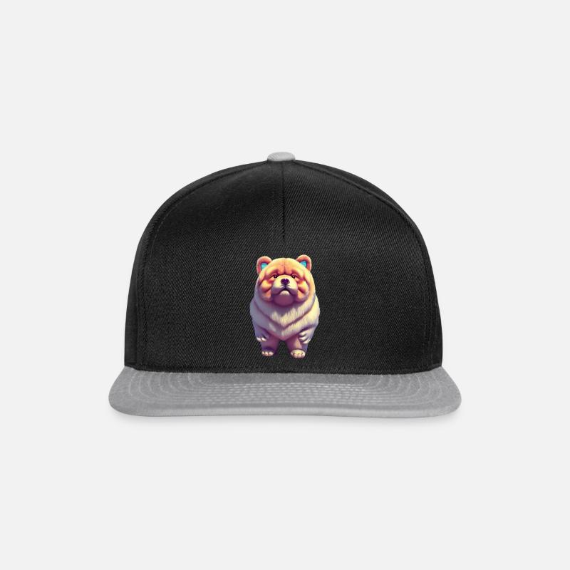 Chow Chow Dog - Chow Chow - Snapback Cap - black/grey