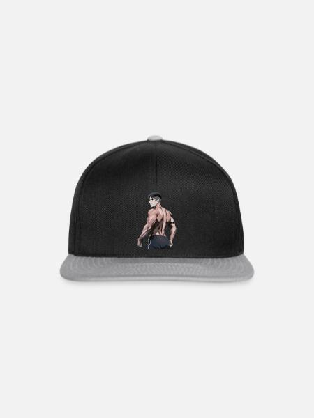 Fighter - Snapback Cap - Schwarz/Grau