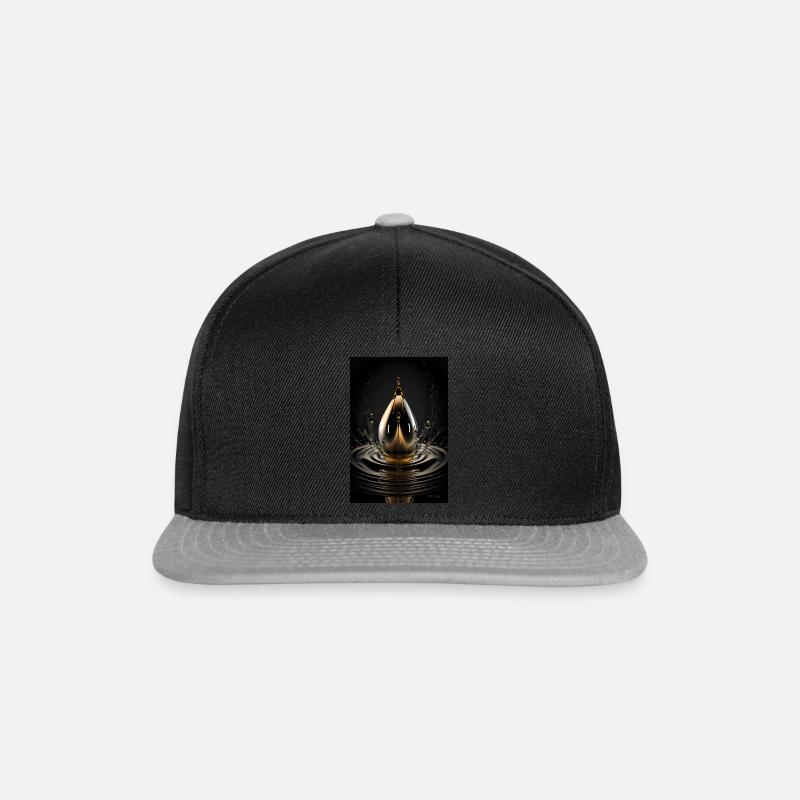 Déposer chrome 2 - Casquette snapback - noir/gris