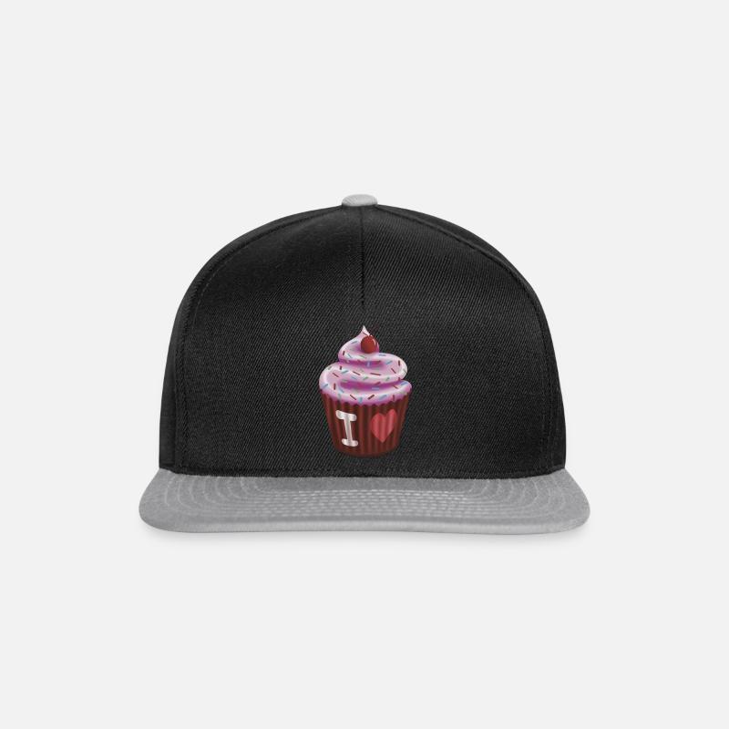 Cupcake - Snapback Cap - Schwarz/Grau