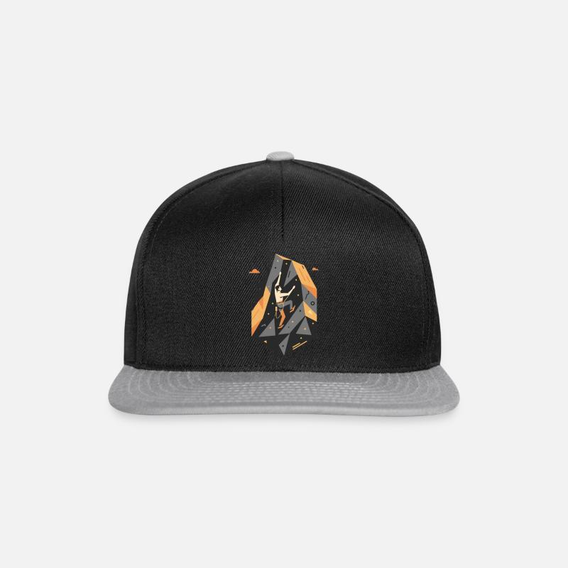 escalade vectoriel - Casquette snapback - noir/gris