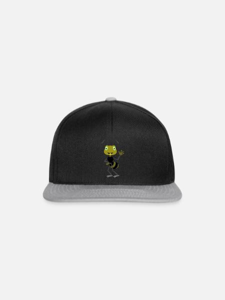 Freche Ameise - Snapback Cap - Schwarz/Grau