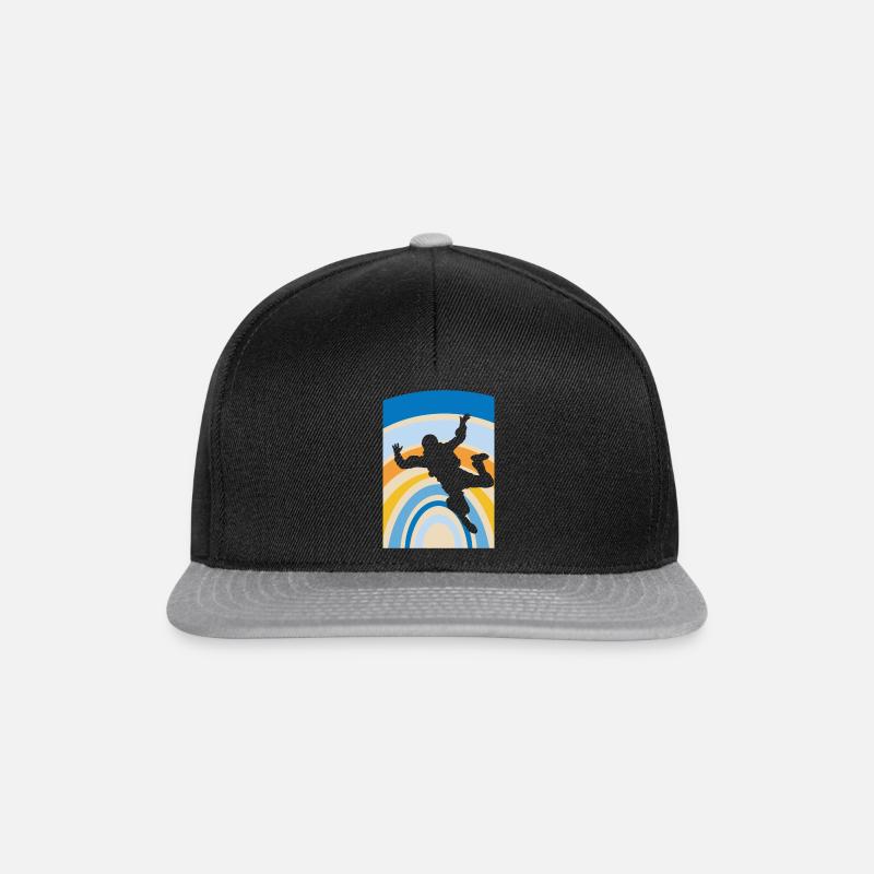 Parachutisme Aviation Chute Libre - Casquette snapback - noir/gris
