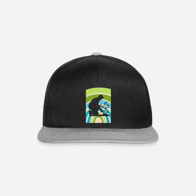 Jardinage Jardin de fleurs - Casquette snapback - noir/gris