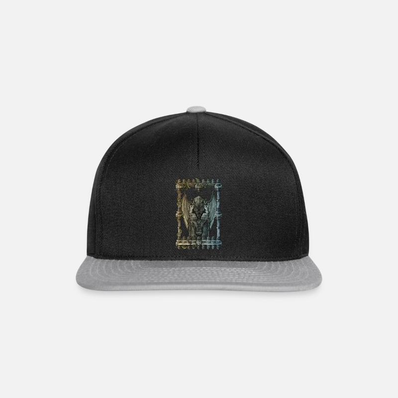 Cthulhu - Snapback Cap - Schwarz/Grau